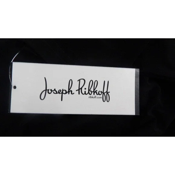 Joseph Ribkoff‎ Little Black Dress LBD Stretch Classic Knee Length New Size 18 Midi